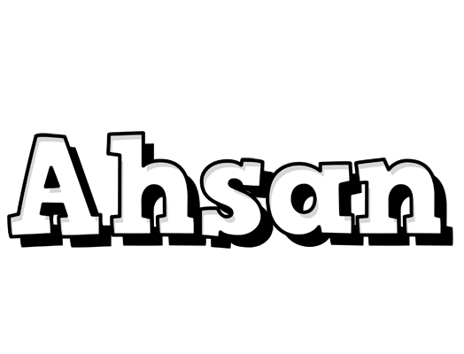 Ahsan snowing logo