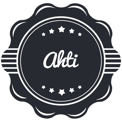 Ahti badge logo