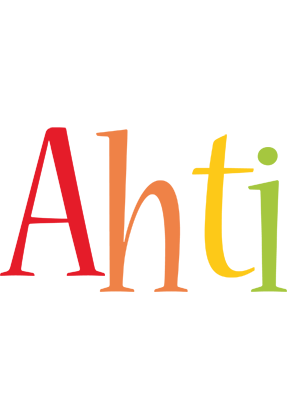 Ahti birthday logo