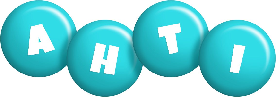 Ahti candy-azur logo