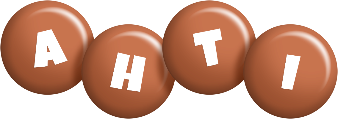 Ahti candy-brown logo