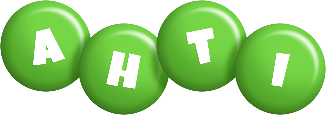 Ahti candy-green logo