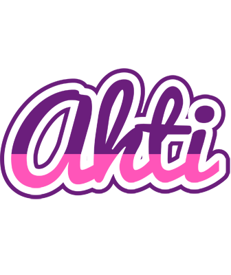 Ahti cheerful logo