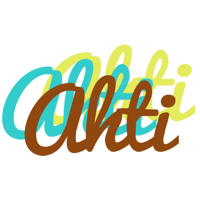 Ahti cupcake logo