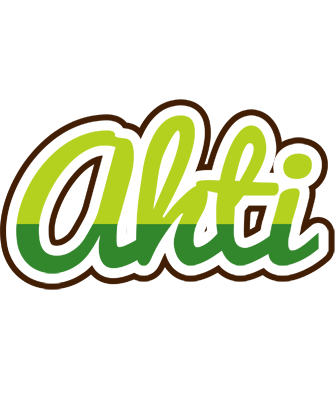 Ahti golfing logo