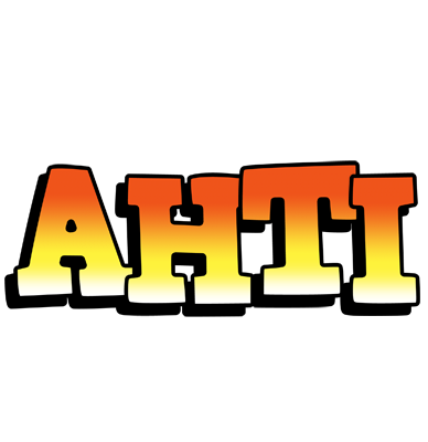 Ahti sunset logo