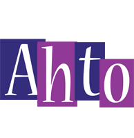 Ahto autumn logo