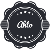 Ahto badge logo