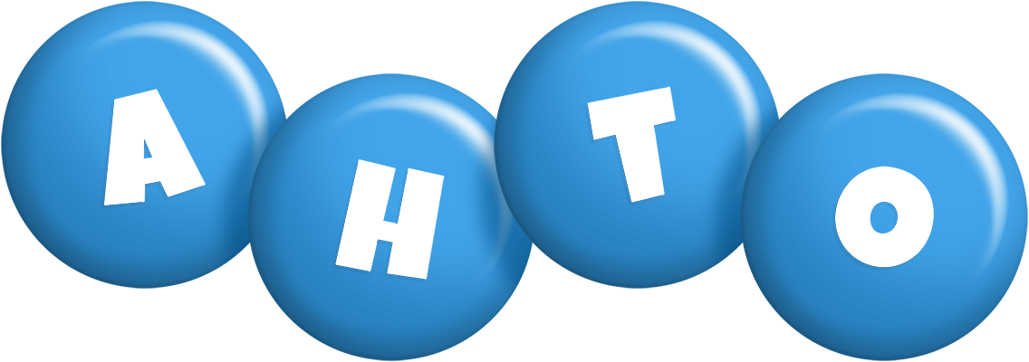 Ahto candy-blue logo