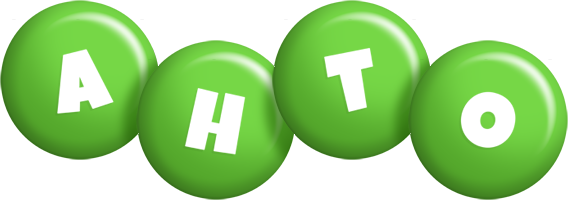 Ahto candy-green logo