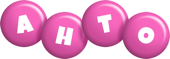 Ahto candy-pink logo