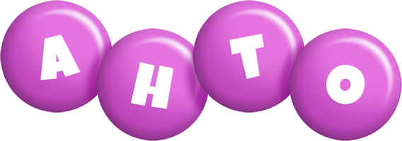 Ahto candy-purple logo