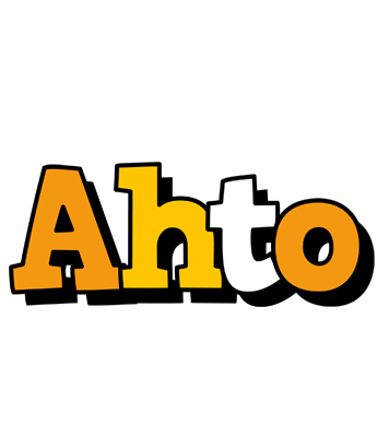 Ahto cartoon logo