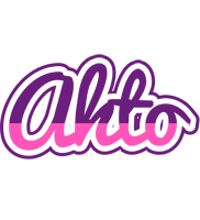 Ahto cheerful logo