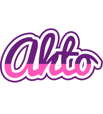 Ahto cheerful logo