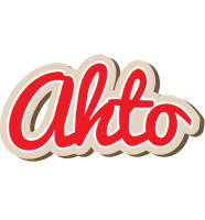 Ahto chocolate logo