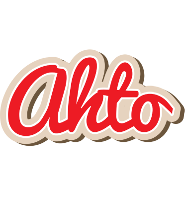 Ahto chocolate logo