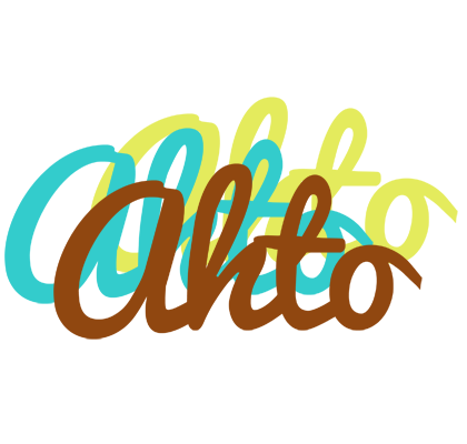 Ahto cupcake logo