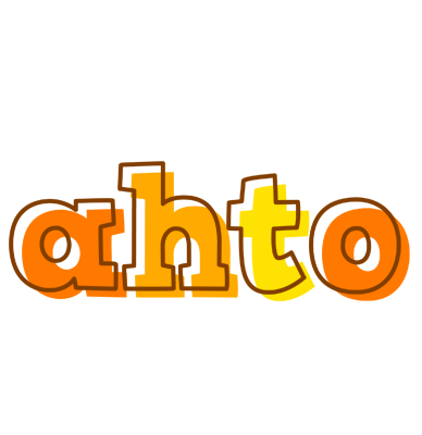 Ahto desert logo