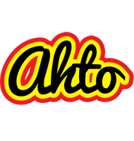 Ahto flaming logo