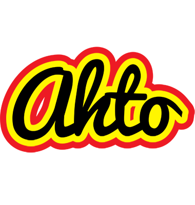 Ahto flaming logo