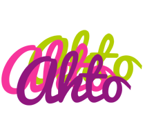 Ahto flowers logo