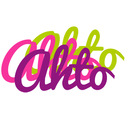 Ahto flowers logo