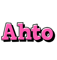 Ahto girlish logo