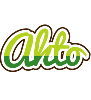 Ahto golfing logo