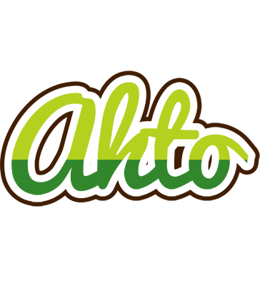 Ahto golfing logo