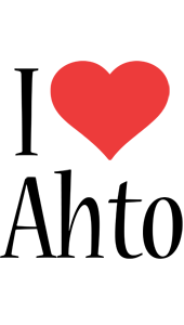 Ahto i-love logo
