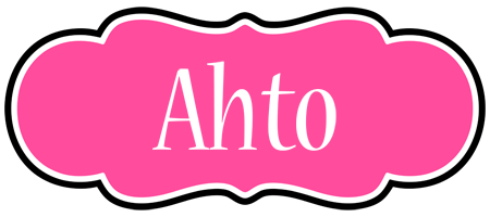 Ahto invitation logo