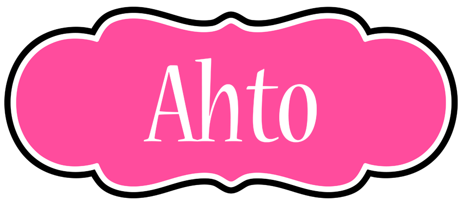 Ahto invitation logo
