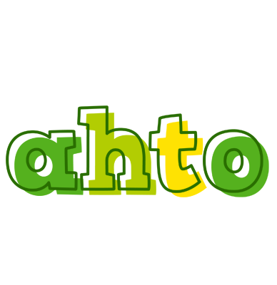 Ahto juice logo