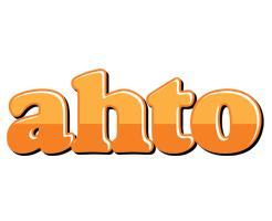 Ahto orange logo