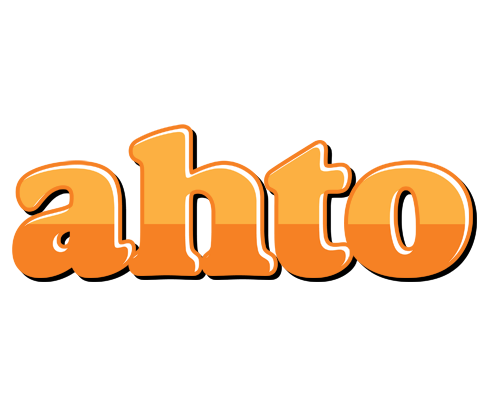 Ahto orange logo