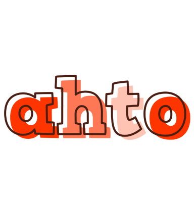 Ahto paint logo