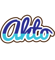 Ahto raining logo