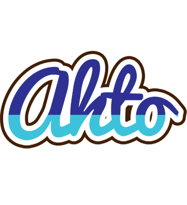 Ahto raining logo