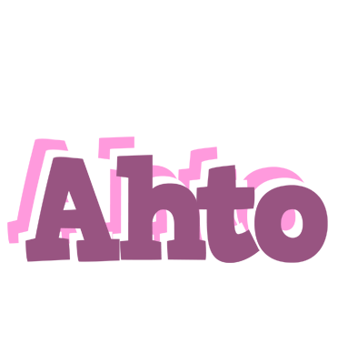 Ahto relaxing logo