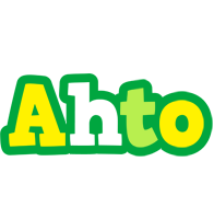 Ahto soccer logo