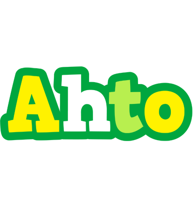 Ahto soccer logo