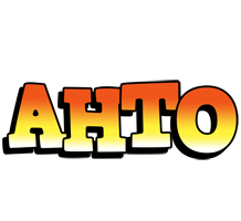 Ahto sunset logo