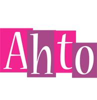 Ahto whine logo