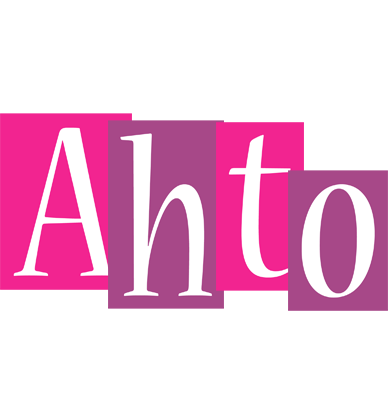 Ahto whine logo