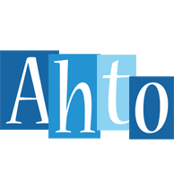 Ahto winter logo