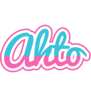 Ahto woman logo