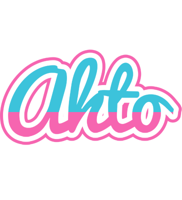 Ahto woman logo