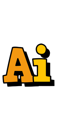 Ai cartoon logo