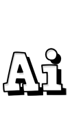 Ai snowing logo